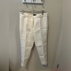 White J Crew Linen pants